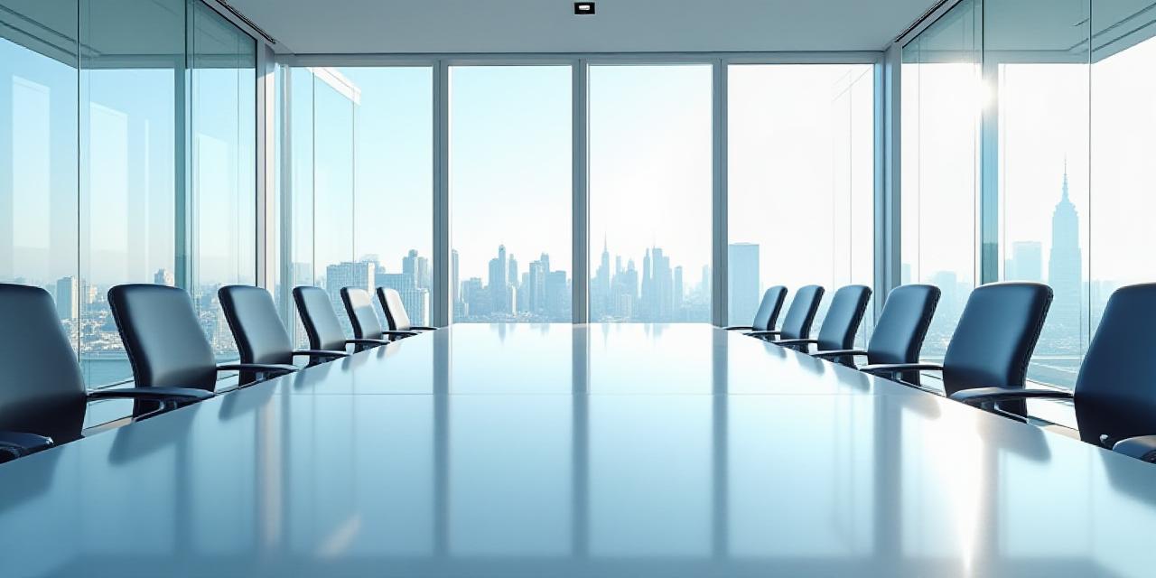 Clean professional workspace representing business agreements and transparency